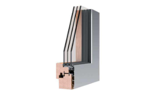 finestra legno-alluminio flat